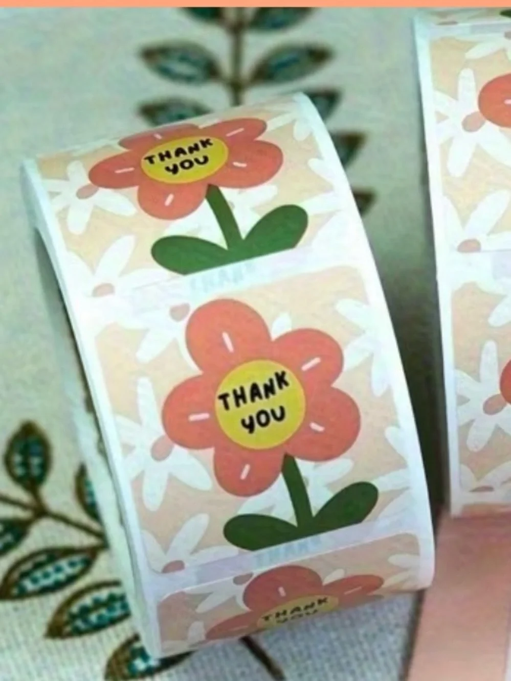 Thank You Design Stickers 100ct~(Boutique) ~NEW~ 1.18” square